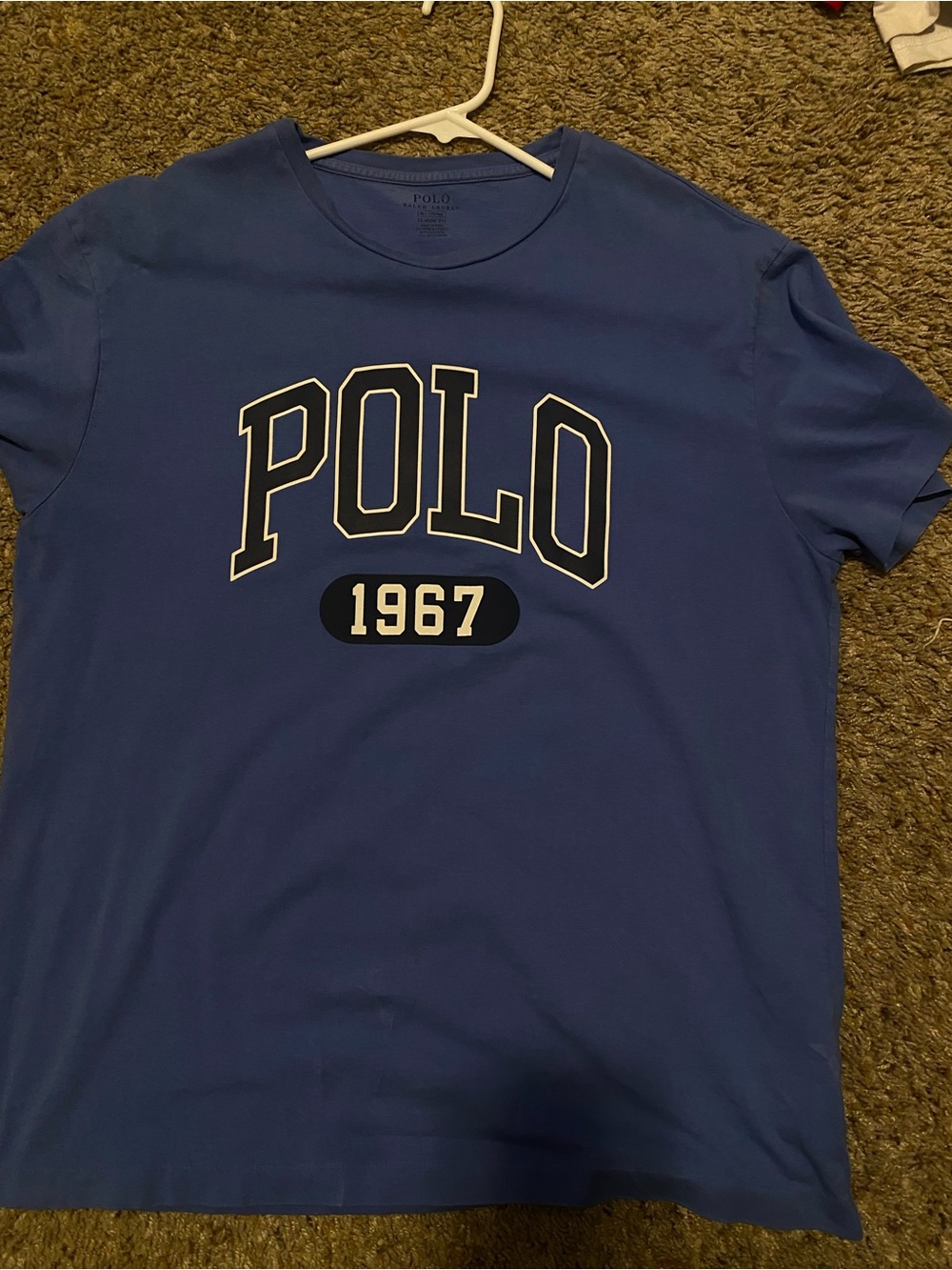 Polo by Ralph Lauren Blue 'POLO 1967' Short Sleeve Tee